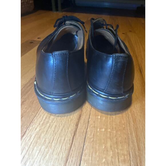 Dr. Martens Vtg Size 9 Black Leather The Original Oxford Shoes England Loafers main image 5